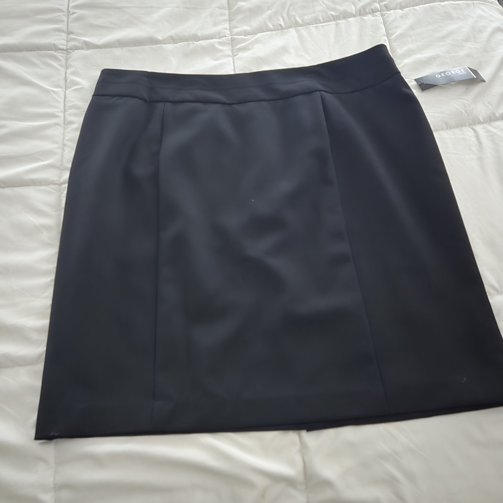 George Women's Classic Black Pencil Skirt